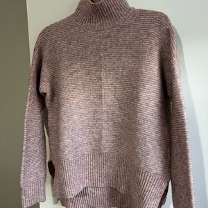 Sweet Romeo Mauve Turtleneck Sweater
